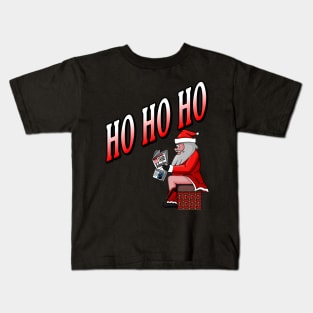 Santa Claus Christmas Nikolaus Ho Ho Ho Kids T-Shirt